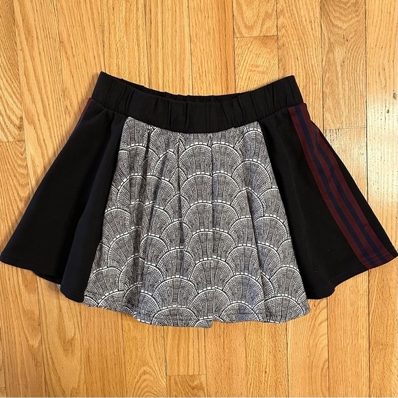Adidas Originals Shell Tide Pleated Skirt White Black S mini sporty athletic - Picture 3 of 7